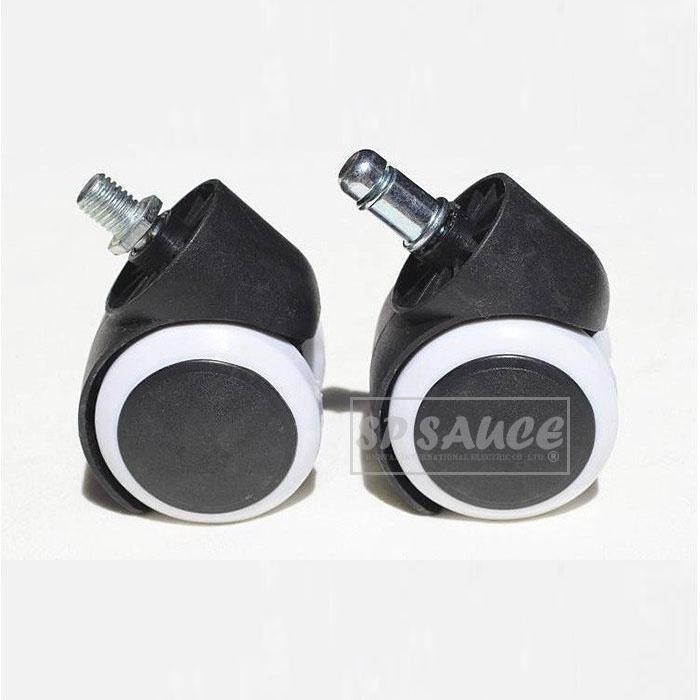 本原批發 國際標準規格 PU輪💺插口 辦公椅輪 電腦椅輪專用 安靜無聲 輪子 活動輪 塑膠滾輪 木質地板 OLD242-細節圖4