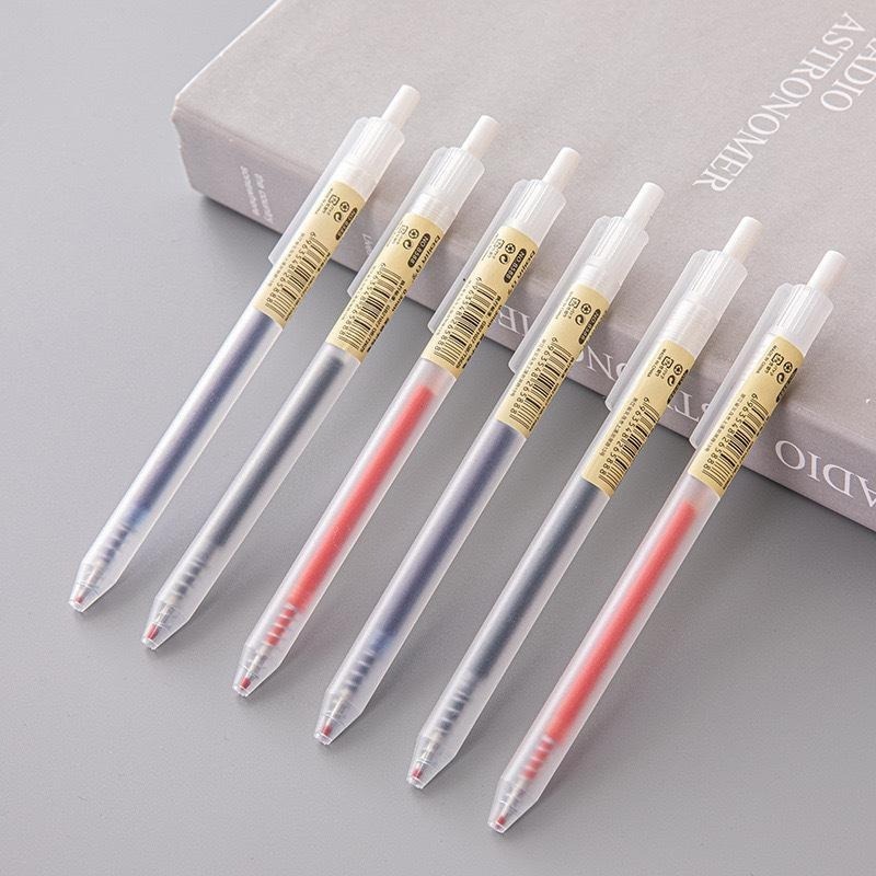 本原批發 中性筆0.5mm👍原子筆 原珠筆 按壓中性筆 速乾 磨砂筆 按壓筆 圓珠筆 紅筆 黑筆 藍筆 OLD52-細節圖3