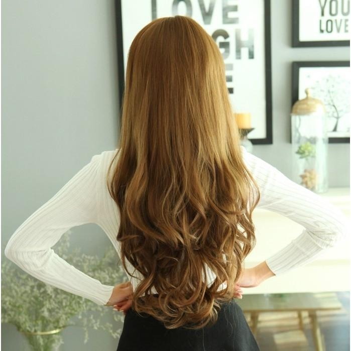 本原批發 高溫絲整頂假髮🔥送髮網🔥斜劉海 假髮 長假髮 妹妹頭 長捲假髮 波浪假髮 氣質假髮 全頂假髮 P99-細節圖3