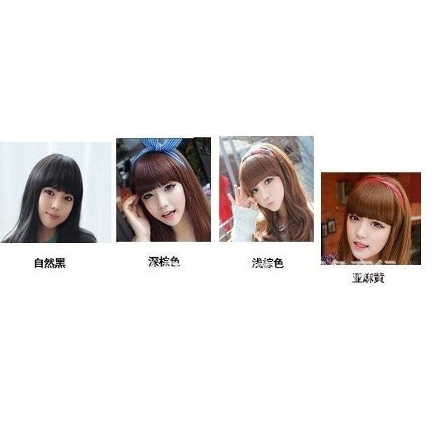 本原批發 高溫絲整頂假髮🔥送髮網🔥斜劉海 假髮 長假髮 妹妹頭 長捲假髮 波浪假髮 氣質假髮 全頂假髮 P99-細節圖6