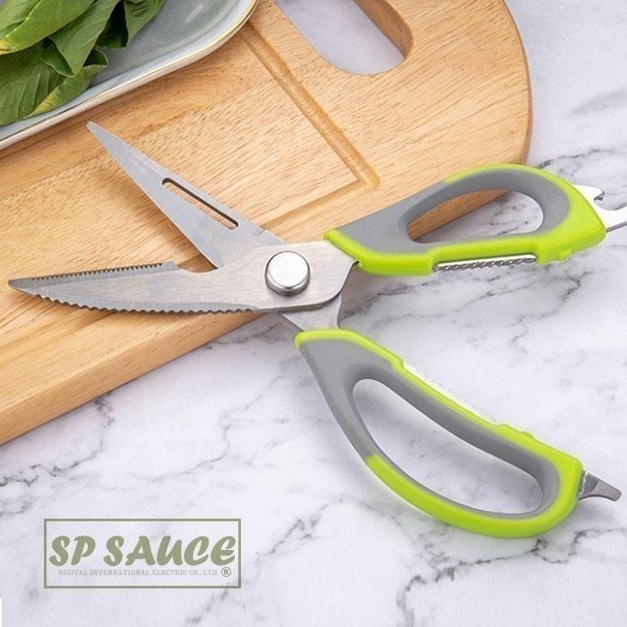 絕世神剪📐廚房剪刀 雞骨剪 剪刀 開瓶 削皮 不銹鋼 廚房剪 骨頭剪 料理剪刀 萬用剪刀 食物剪刀 食物剪 蔬菜剪-細節圖8