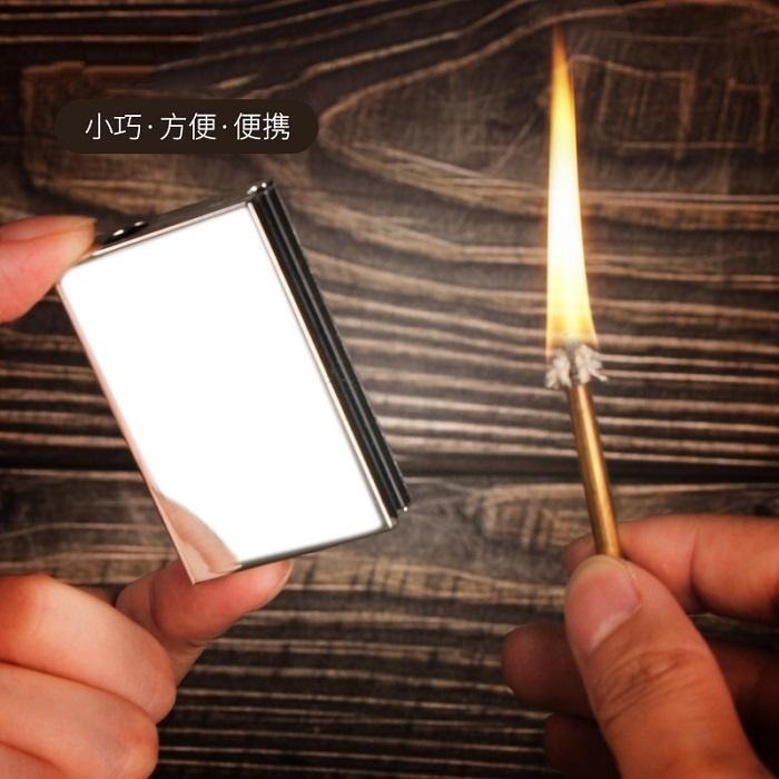 圓柱萬次火柴👍萬能火柴 萬次火柴 萬用火柴 打火石 鑰匙扣 打火機 鑰匙圈 點火器 點火柴 SN134 煤油打火機-細節圖3