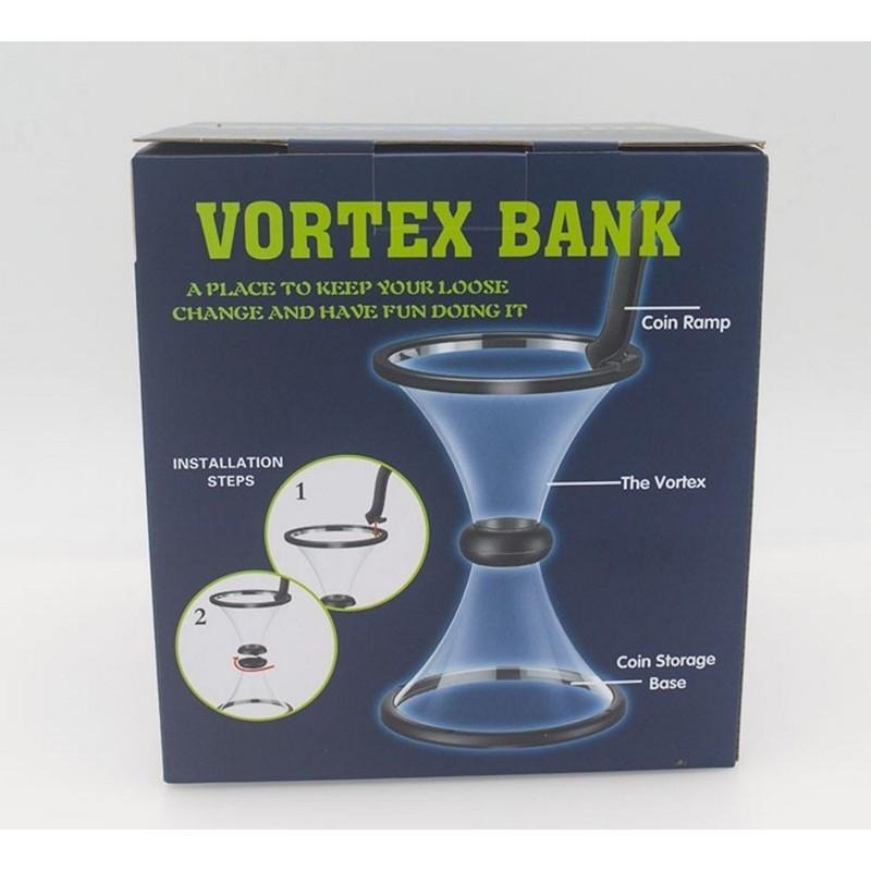 本原批發 重力旋轉旋風存錢罐⭐解壓漩渦 漏斗透明 硬幣 儲錢桶 反重力 旋轉存錢桶 存錢罐  療癒存錢筒 SG228-細節圖3