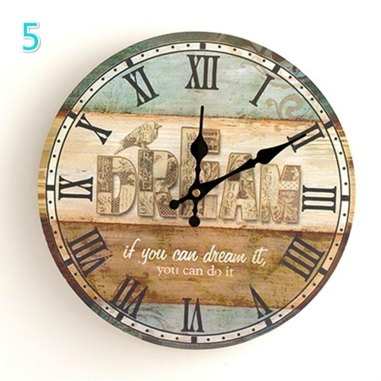 壁鐘⏰歐式復古靜音壁鐘30cm 歐式掛鐘客廳鐘錶 SG317 靜音木質掛鐘錶 時尚現代石英壁鐘 復古鐘 掛鐘 時鐘BA-細節圖4
