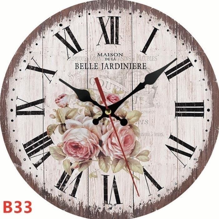 壁鐘⏰歐式復古靜音壁鐘30cm 歐式掛鐘客廳鐘錶 SG317 靜音木質掛鐘錶 時尚現代石英壁鐘 復古鐘 掛鐘 時鐘BA-細節圖8