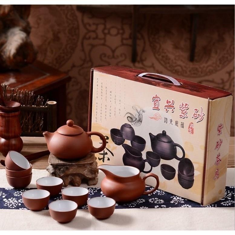 宜興紫砂茶具套裝 1壺4杯👍陶瓷茶具 功夫茶具 茶具 杯具 泡茶壺 泡茶組 茶壺 茶杯 杯子 OLD351 陶瓷杯-細節圖6