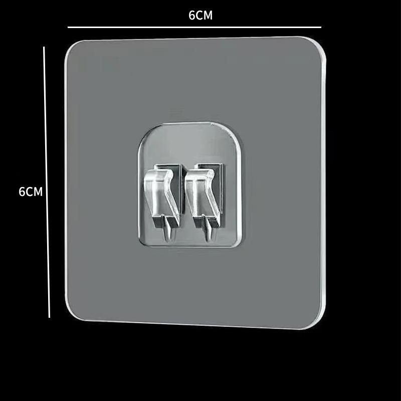 無痕掛勾 全 防水掛勾 掛鉤 掛勾貼片 無痕貼 透明無痕貼 強力掛勾 免釘掛鉤 子母扣 掛勾 無痕勾 動物掛勾 雙勾卡扣-細節圖6
