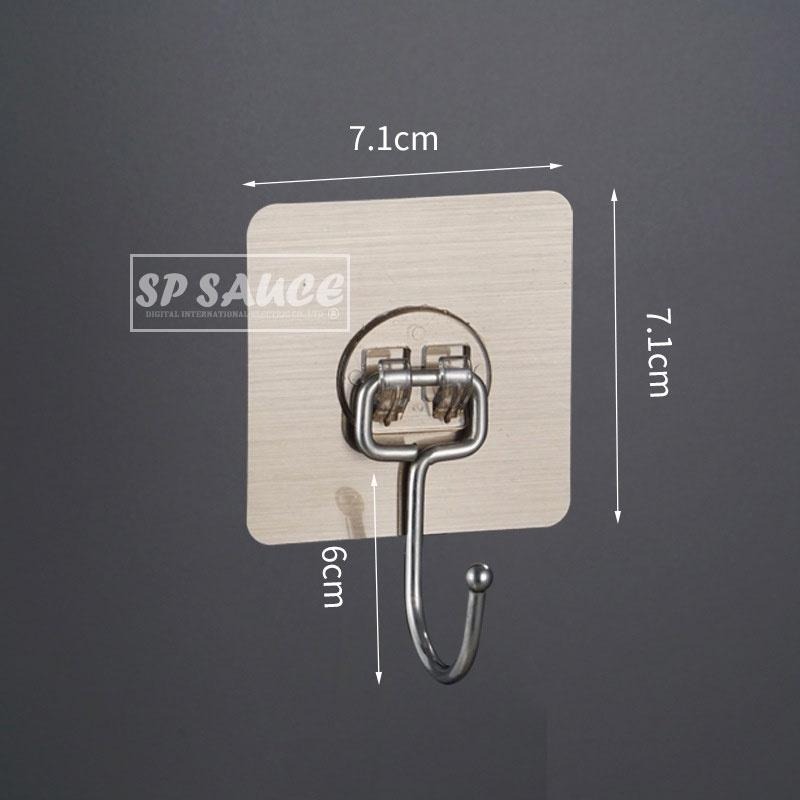 無痕掛勾 全 防水掛勾 掛鉤 掛勾貼片 無痕貼 透明無痕貼 強力掛勾 免釘掛鉤 子母扣 掛勾 無痕勾 動物掛勾 雙勾卡扣-細節圖9