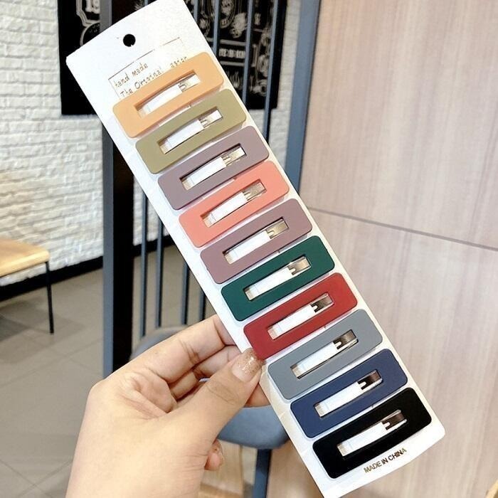 本原批發 BB夾 10入裝🔥髮夾🔥韓式髮飾 髮飾 瀏海夾 水滴夾 彩色髮夾 小髮夾 糖果髮夾 夾子OLD230-細節圖5