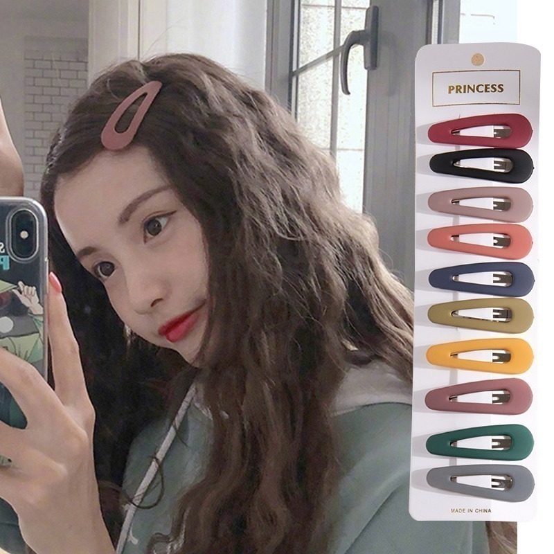 本原批發 BB夾 10入裝🔥髮夾🔥韓式髮飾 髮飾 瀏海夾 水滴夾 彩色髮夾 小髮夾 糖果髮夾 夾子OLD230-細節圖4