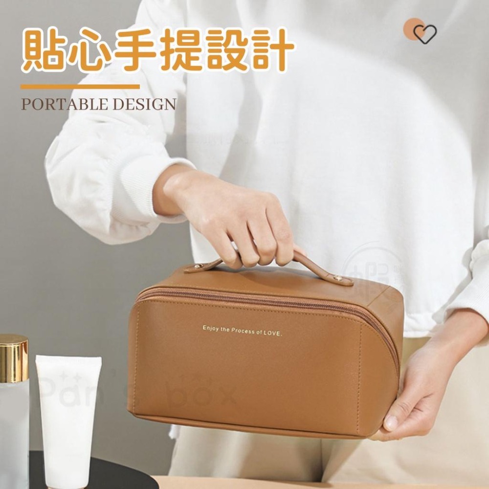 旅行大容量化妝包👍️枕頭化妝包 風琴化妝包 收納包 洗漱包 枕頭包 化妝包 輕奢化妝包 大容量化妝包 手提化妝包-細節圖8