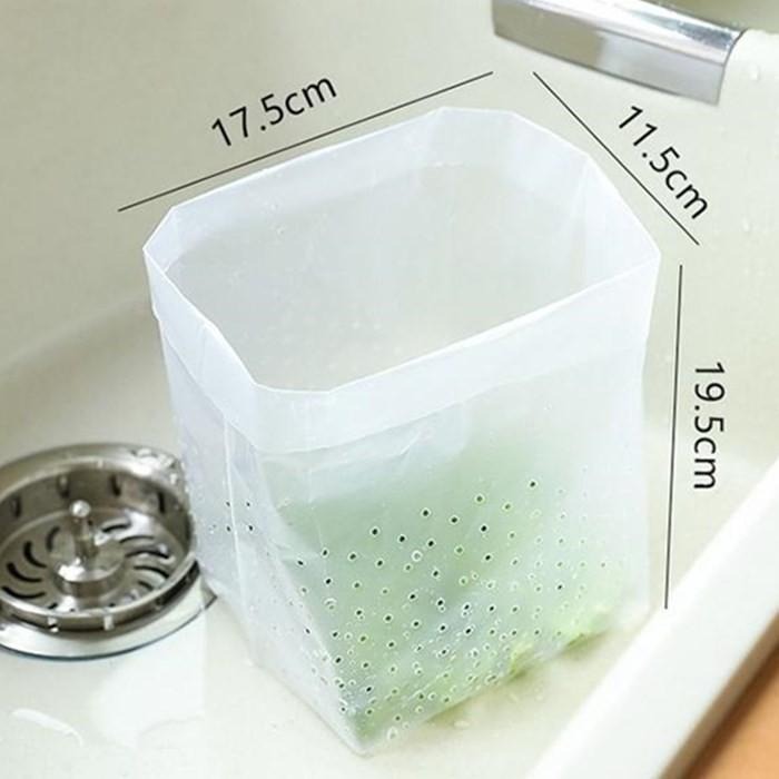 自立式垃圾袋 30入🔥廚餘瀝水袋 油水分離袋 廚餘過濾袋 殘渣袋 過濾袋 瀝水網袋 菜渣袋 剩飯袋 SG629 垃圾袋B-細節圖4