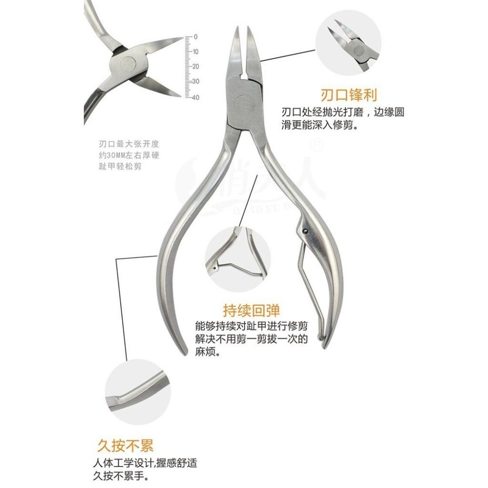 死皮剪👍鷹嘴甲 溝鉗剪 指甲刀 指甲刀 死皮剪 甘皮剪 指甲鉗 修腳鉗 L036 指甲剪 美甲剪 美容修甲刀 凍甲剪BA-細節圖6