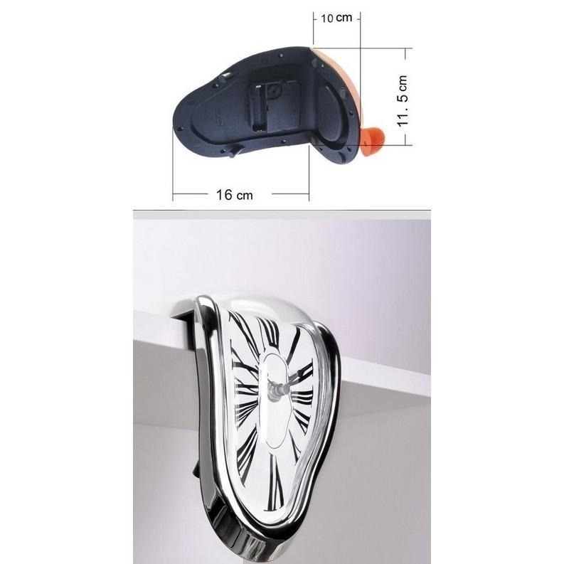 扭曲時鐘👍拐角掛鐘 融化掛鐘 軟鐘 交換禮物 扭曲時鐘 達利融化時鐘 掛鐘 鍾 直角掛鐘 創意時鐘 數字鐘 桌角扭曲時鐘-細節圖5