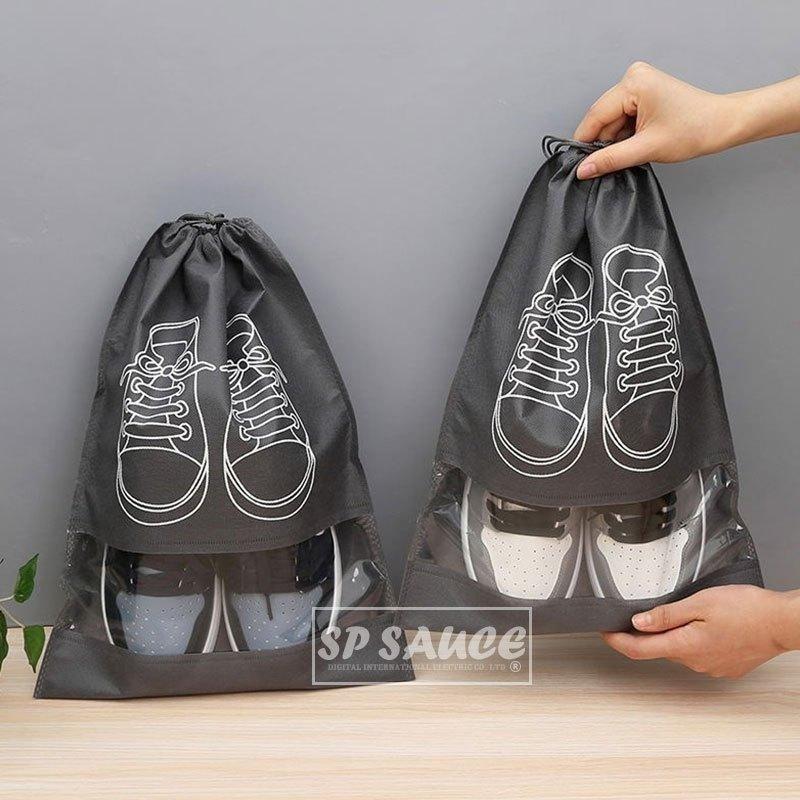 鞋子收納袋🔥鞋袋 束口袋 防塵鞋袋 抽繩束口袋 SG735 抽繩鞋袋 旅行收納袋 鞋子收納包 防塵袋 抽繩袋 袋子B-細節圖4