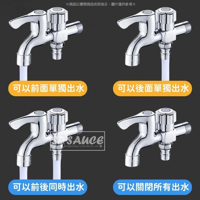 雙頭水龍頭👍️水龍頭 自來水開關 洗衣機水龍頭 雙用水龍頭 雙口水龍頭 4分水龍頭 戶外水龍頭 廚房水龍頭 一分二 本原-細節圖4