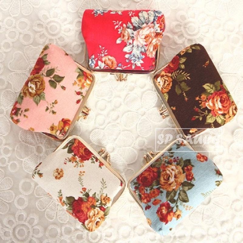 復古風布藝零錢包👍️零錢小包 零錢包 女士帆布 鑰匙包 可愛貝殼口金包 XU068 公車卡包 小物包 硬幣包 小錢包-細節圖3