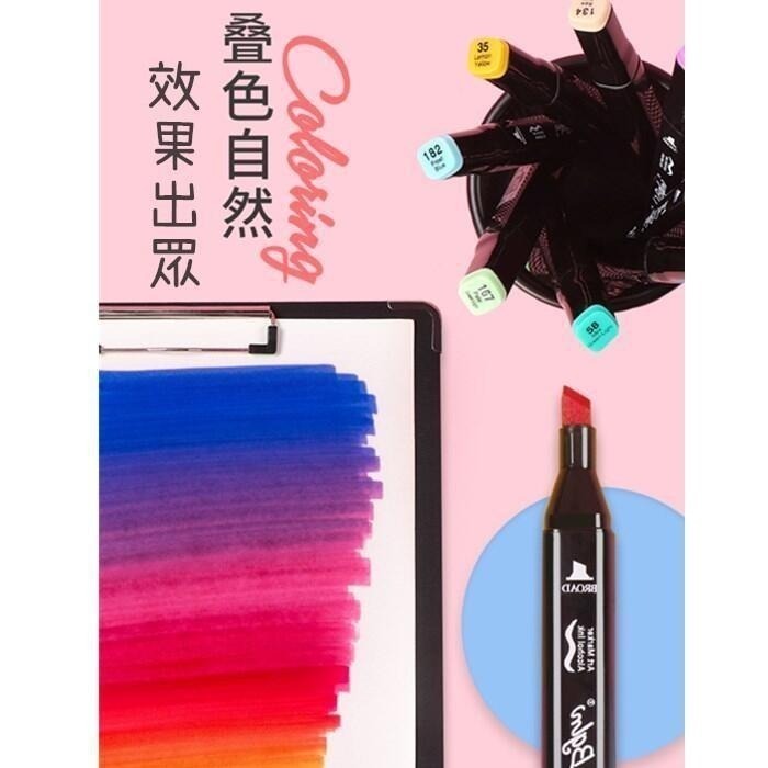 本原批發 馬克筆80色⚡彩色筆 油性筆 塗鴉筆 雙頭油性筆 麥克筆 油性雙頭麥克筆 24色 48色 雙頭繪筆 SG848-細節圖4