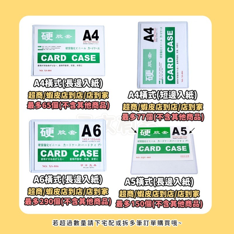 本原批發 文件保護套👍透明硬卡套 A4 A5 A6 膠套卡套 PVC卡套 文件透明卡套 硬卡套 透明卡套 KS86-細節圖8