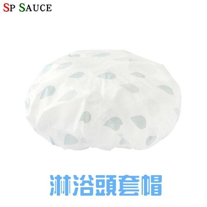 PEVA材質 防水浴帽🎉洗澡頭髮罩 淋浴頭套 防油煙帽 淋浴帽 浴帽 鬆緊帶 防潑水 洗澡帽 乾髮帽 防水帽 乾浴帽-細節圖2