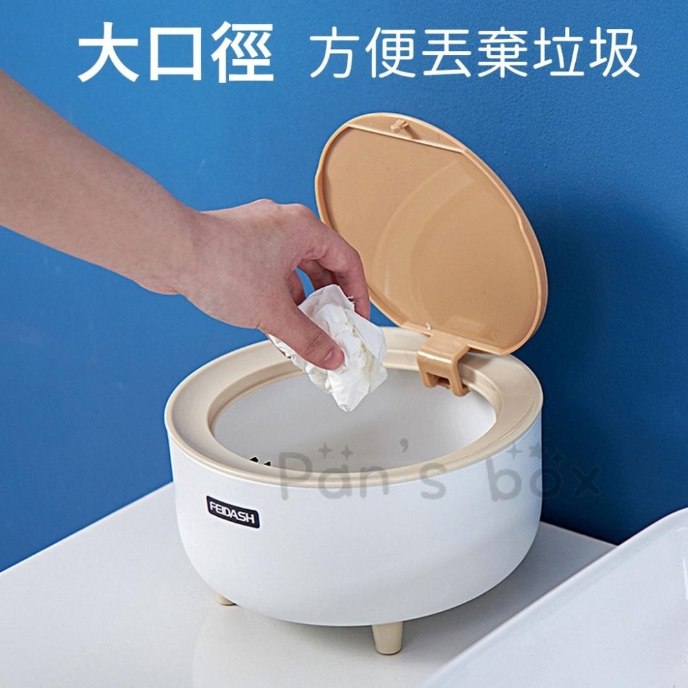桌面彈蓋垃圾桶👍️北歐風 垃圾桶 垃圾筒 桌上型 小垃圾桶 KG295 防臭垃圾桶 桌上迷你垃圾桶 彈蓋垃圾桶 本原-細節圖4