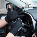 本原批發 冰絲防曬手套👍開車手套 自行車手套 釣魚手套 觸控手套 露指手套 防曬 涼感手套 機車手套 手套 SD32-規格圖4