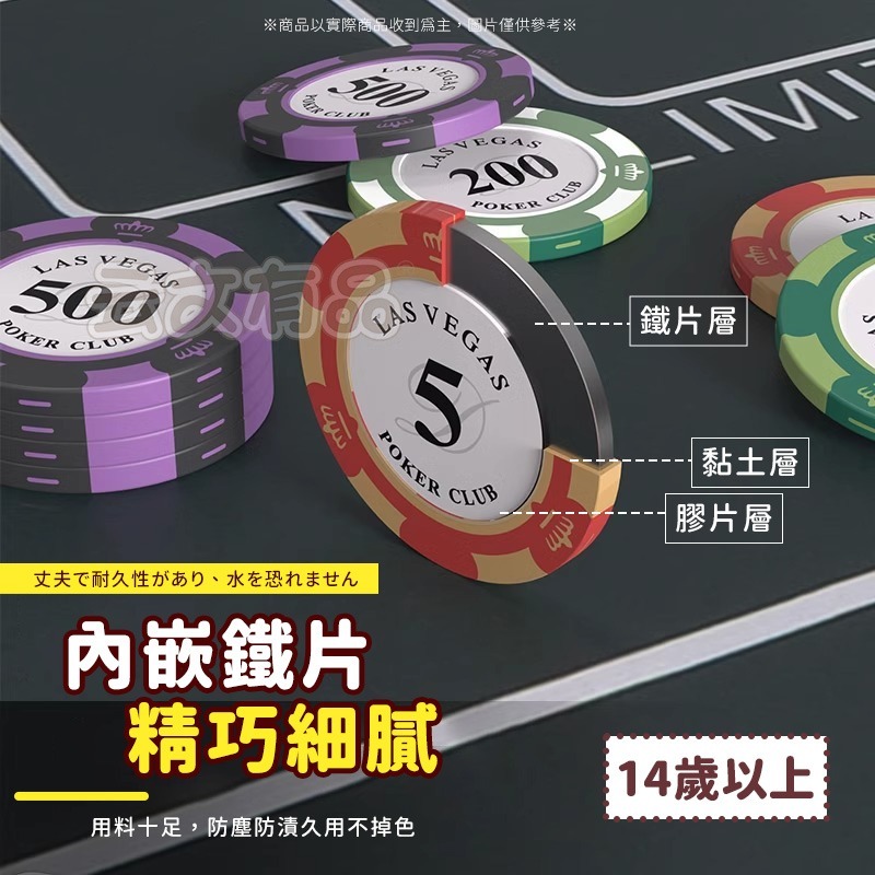 本原批發 遊戲籌碼🎮德州撲克籌碼 籌碼 代幣 皇冠籌碼 撲克代幣 桌遊籌碼 麻將籌碼 大老二籌碼 玩具 KS185-細節圖6