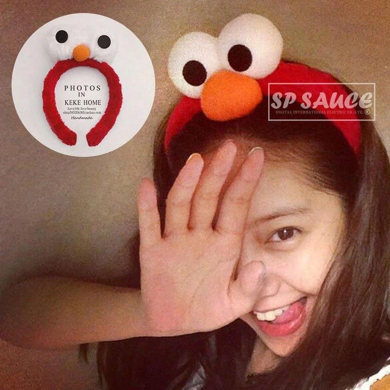 大眼睛髮箍 👀 髮箍 頭箍 眼球髮箍 絨毛髮圈 眼球髮圈 絨毛髮箍 洗臉髮帶 束髮帶 髮圈 髮飾 絨毛髮箍 大眼睛髮圈B-細節圖4