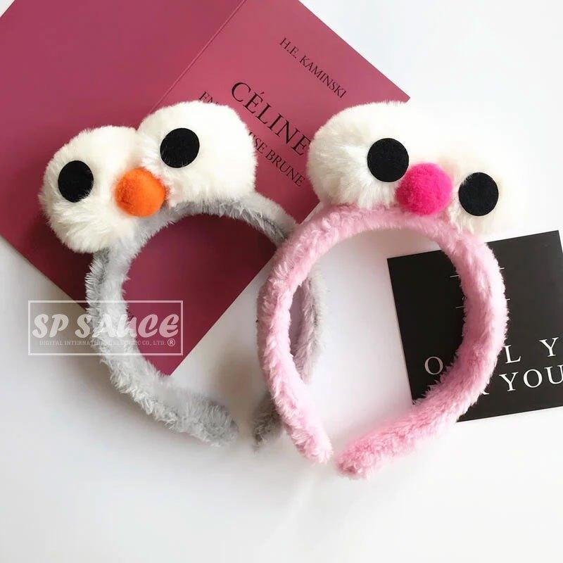 大眼睛髮箍 👀 髮箍 頭箍 眼球髮箍 絨毛髮圈 眼球髮圈 絨毛髮箍 洗臉髮帶 束髮帶 髮圈 髮飾 絨毛髮箍 大眼睛髮圈B-細節圖7