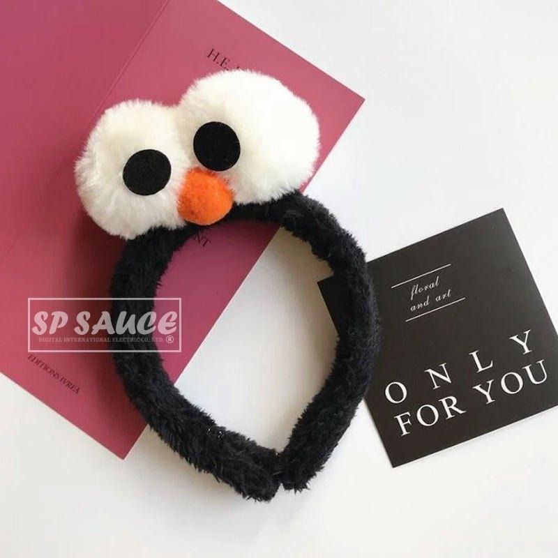 大眼睛髮箍 👀 髮箍 頭箍 眼球髮箍 絨毛髮圈 眼球髮圈 絨毛髮箍 洗臉髮帶 束髮帶 髮圈 髮飾 絨毛髮箍 大眼睛髮圈B-細節圖8