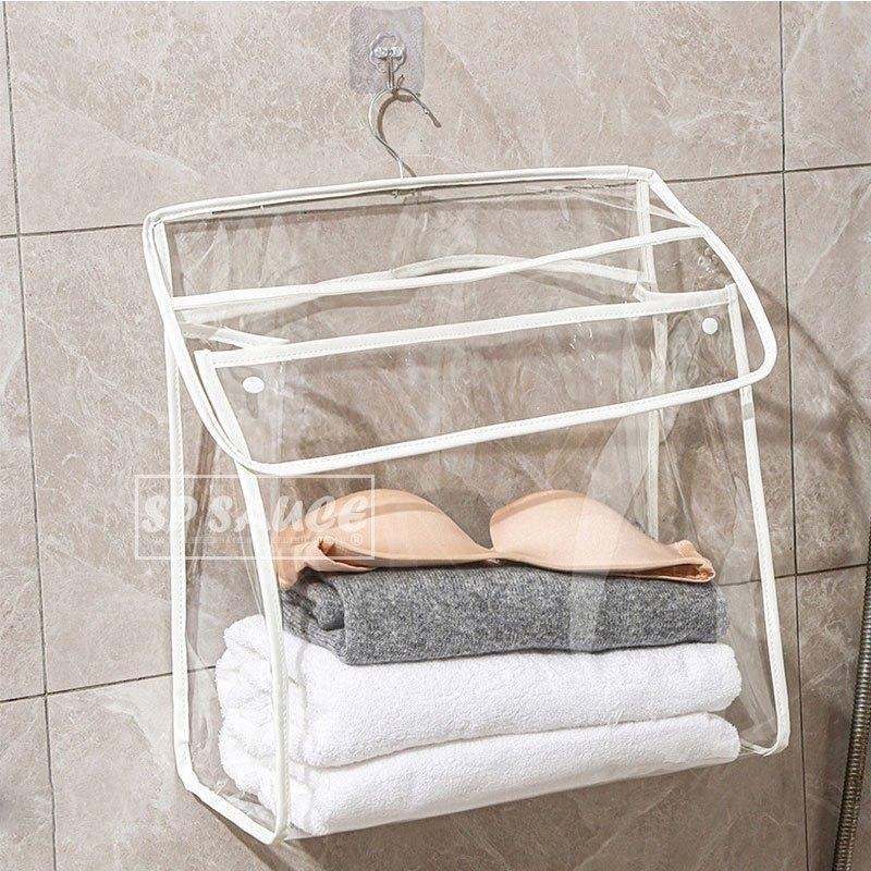 浴室防水掛袋👍️可洗澡追劇 收納袋 浴室防水袋 防水收納袋 浴室收納 防水袋 收納掛袋 透明防水袋 置物袋 包包收納袋B-細節圖2