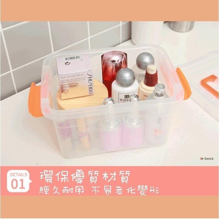 本原批發 透明手提收納箱👍帶蓋整理箱 積木收納 玩具收納 雜物收納盒 透明收納箱 手提收納箱 置物箱 整理 CH29-細節圖3