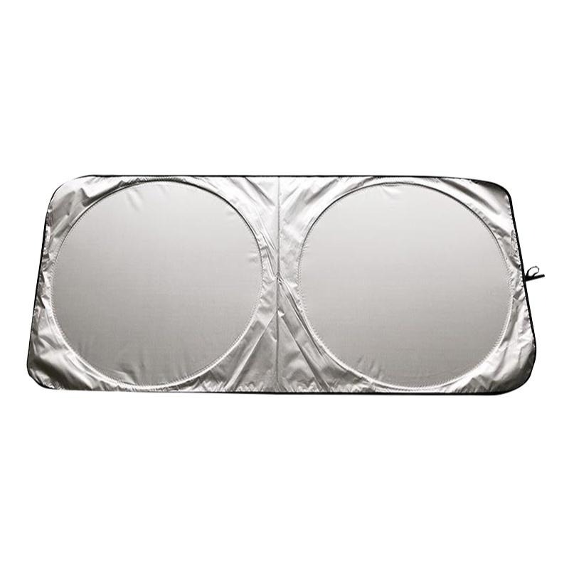 前擋雙圈遮陽簾👍️汽車遮陽簾 車子遮光布 遮光簾 汽車遮陽擋 遮陽傘 車窗遮陽簾 KS108 汽車遮陽前擋 車用遮陽板-細節圖2