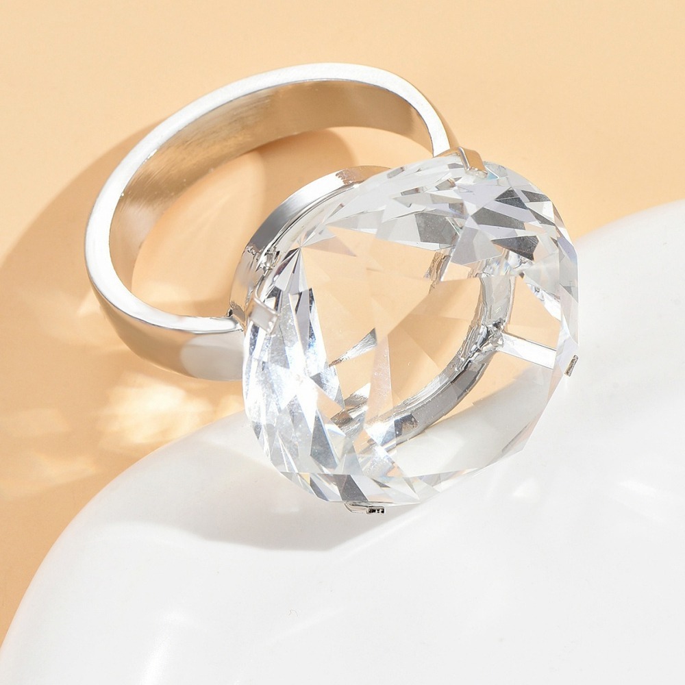 本原批發 1000克拉 大鑽石戒指禮盒💎8CM 4CM💎浪漫 大鑽戒 求婚 求婚道具 拍照道具 道具 OLD186-細節圖6