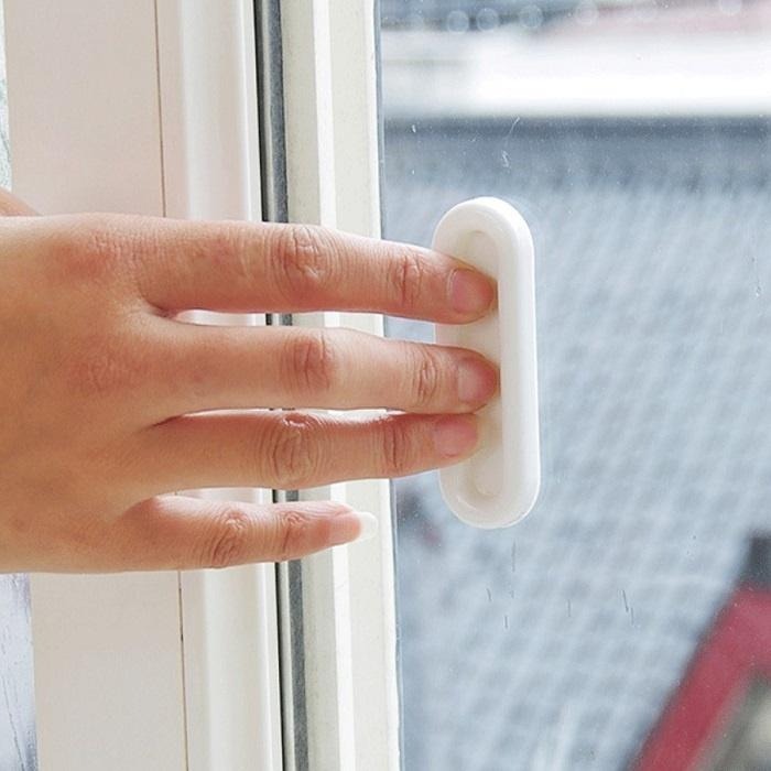 黏貼式門把拉手 四入裝⚡推把 拉把 門把 把手 玻璃門 窗戶把手 輔助拉手 黏貼小拉手 門窗拉手器 黏貼式把手 防滑手把-細節圖4