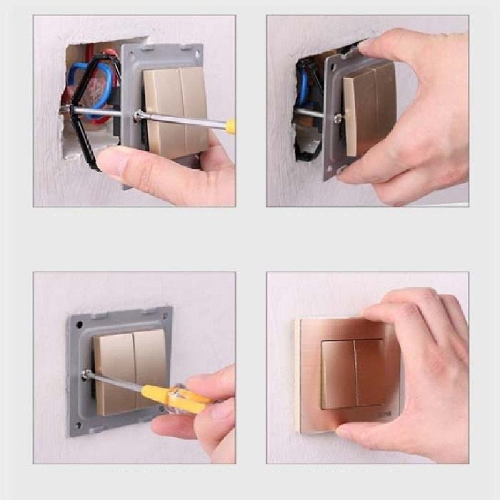 本原批發 插座修復器💯斷耳固定柱 暗盒修復器 電源修復 暗盒修復 斷耳 小號開關盒 開關盒 插座修復器 NT284-細節圖5