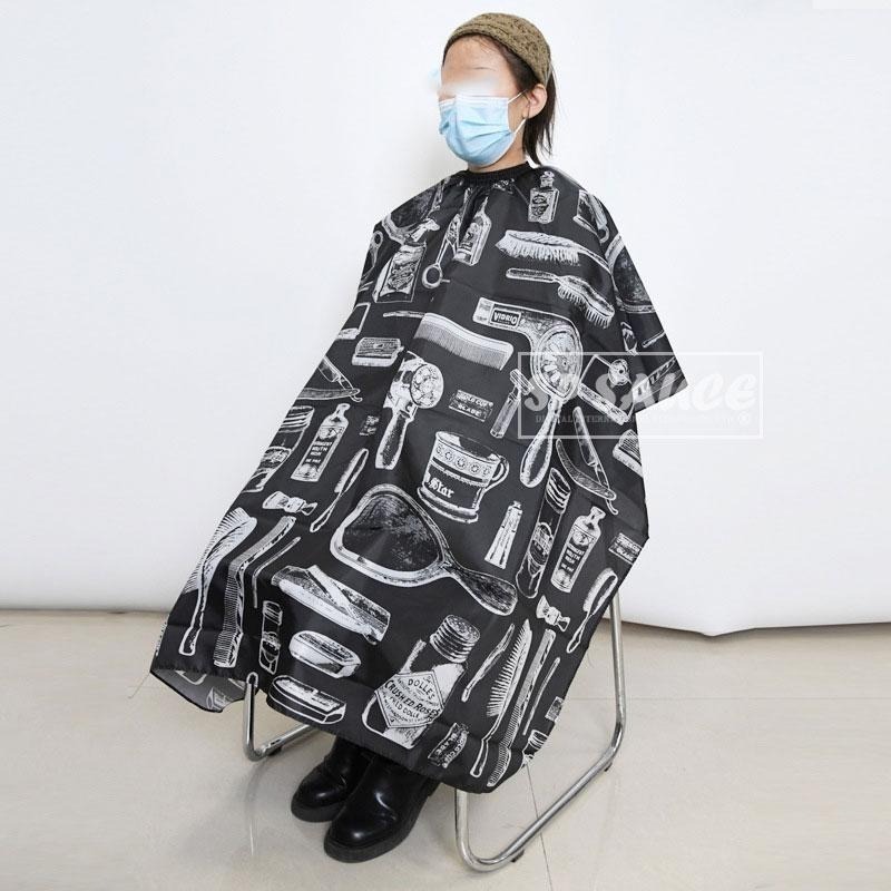 本原批發 成人理髮布🔥防水 理髮圍布 剪髮圍 理髮衣 秒開 剪髮圍巾 理髮斗篷 披肩 剪髮圍兜 理髮斗篷OLD225-細節圖6