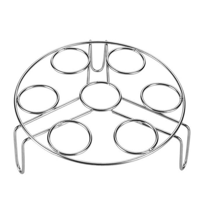 不鏽鋼兩用蒸架🔥雞蛋蒸架 蛋架 氣炸鍋配件 隔水加熱架 蒸蛋架 隔熱架 蒸盤 蒸菜架 電鍋蒸架 七孔蛋架 不銹鋼蒸架B-細節圖4