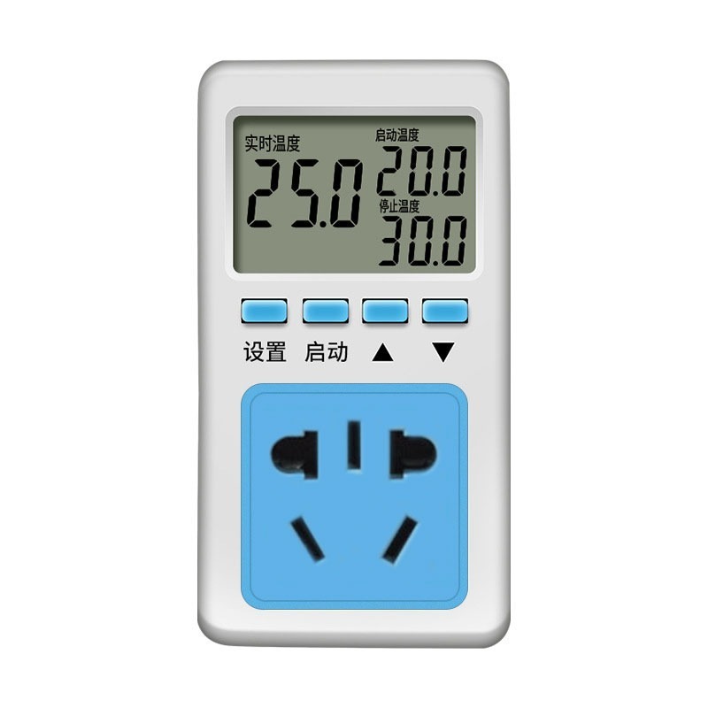 SK中文高精度溫控器👍溫控插座 時間控制器 溫度時間控制 冷卻加熱 定時 SM5 LCD 鸚鵡 電子控溫器OLD356-細節圖2