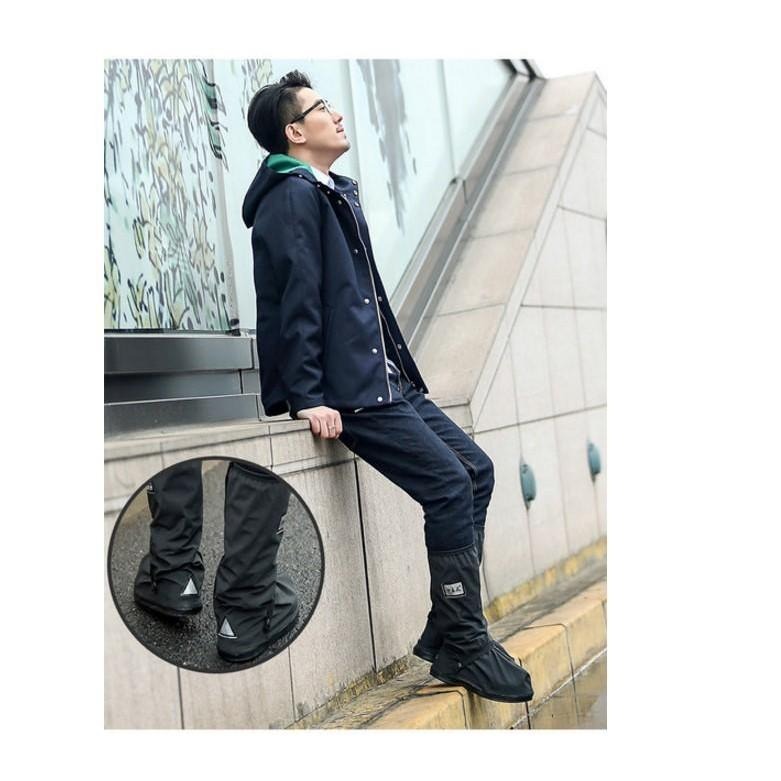 長筒雨鞋套🔥雨鞋套 鞋套 防水雨鞋 防水鞋套 雨鞋鞋套 長筒鞋套 防雨鞋套 機車防水鞋套 止滑鞋套 雨衣 機車鞋套 雨具-細節圖3