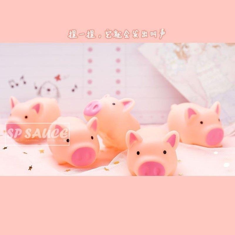 捏捏叫粉紅豬👍小豬捏捏叫 尖叫豬 舒壓玩具 捏捏豬 裝飾玩具 發聲玩具 療癒小豬 捏捏樂 小豬發洩玩具 療癒小物 本原-細節圖7