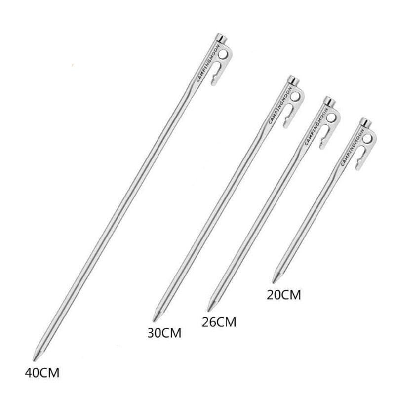 X地釘 柯曼營釘 420不銹鋼👍不鏽鋼營釘 露營釘 鍛造營釘 帳篷營釘 帳篷釘 NT309 營釘 露營營釘 野營釘BA-細節圖3