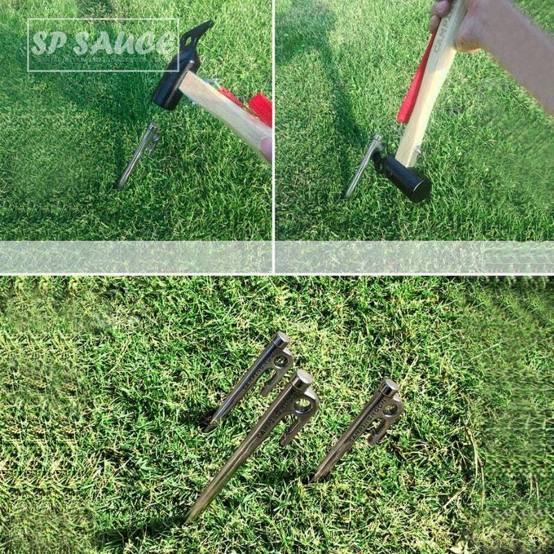 X地釘 柯曼營釘 420不銹鋼👍不鏽鋼營釘 露營釘 鍛造營釘 帳篷營釘 帳篷釘 NT309 營釘 露營營釘 野營釘BA-細節圖4