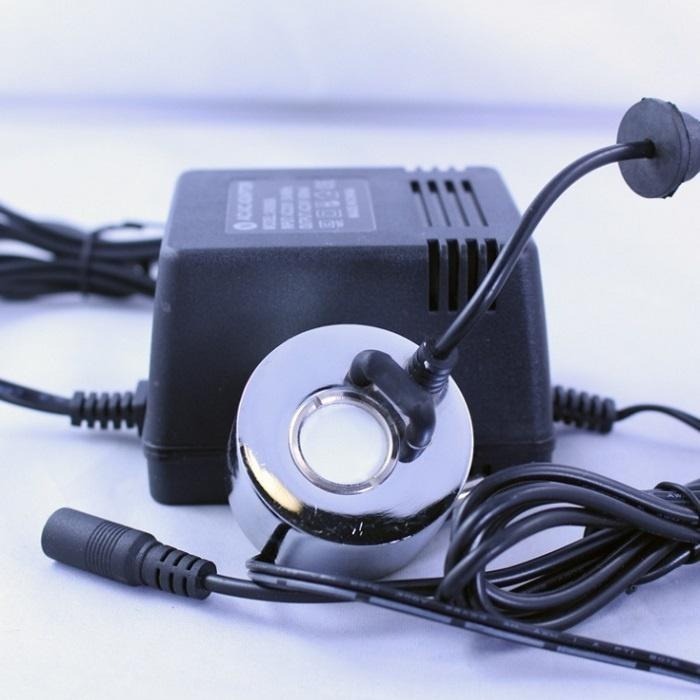 造霧機🐾鋅合金山水盆霧化器 造霧器 加溼器 流水盆 霧化器 流水盆 製霧器 假山流水噴泉 魚缸造景器 NF218 生態缸-細節圖6