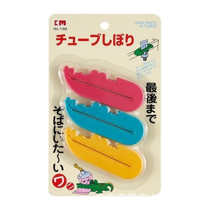 本原批發 鱷魚牙膏夾 3個裝✨擠牙膏器 擠洗面乳 牙膏擠壓器 洗面乳擠壓器 鱷魚 擠壓夾 軟管夾 擠壓 KM1189-細節圖9