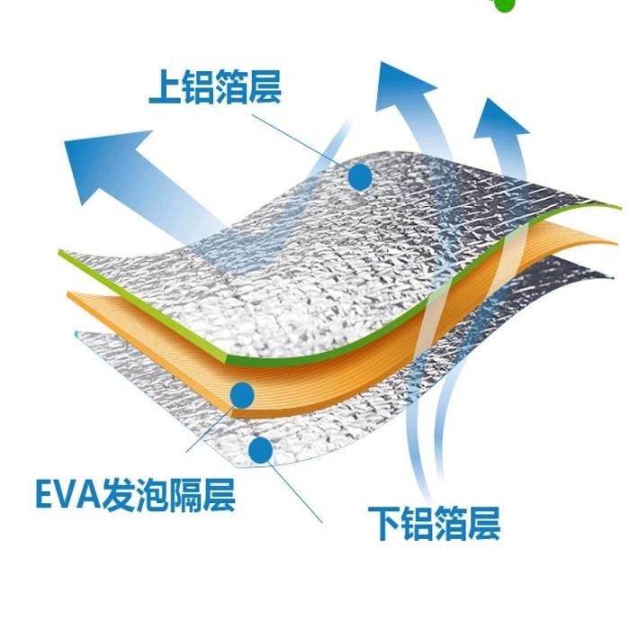 鋁膜防潮墊🔥野餐防潮墊 野餐墊 雙面鋁膜防潮墊 鋁箔野餐布 OLD61 野餐墊板 野餐布 鋁箔防潮墊 睡墊 餐墊B-細節圖6