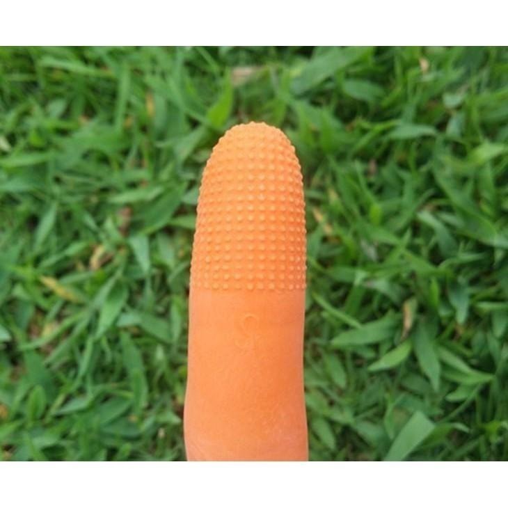 本原批發 100只 手指套🤘防滑手指套 乳膠指套 麻點手指套 乳膠指頭套 防滑指套 顆粒手指套 橡膠指套 SG555-細節圖5