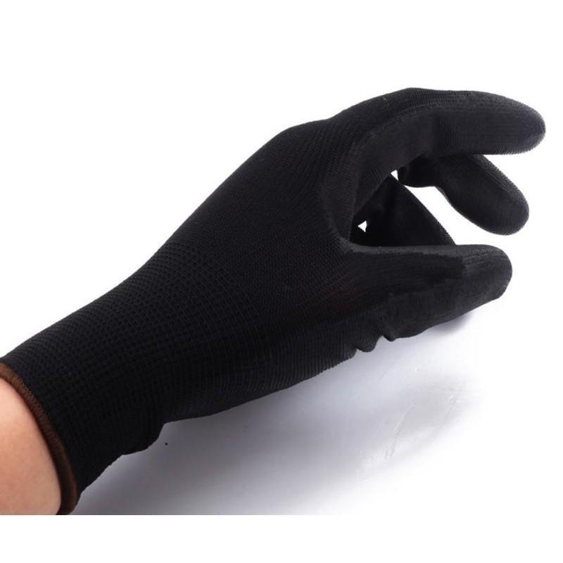 本原批發 無塵手套👍掌面PU塗層 居家 PU手套 無塵手套 沾膠手套 電子手套 止滑手套 園藝 防滑 耐磨 SG436-細節圖7