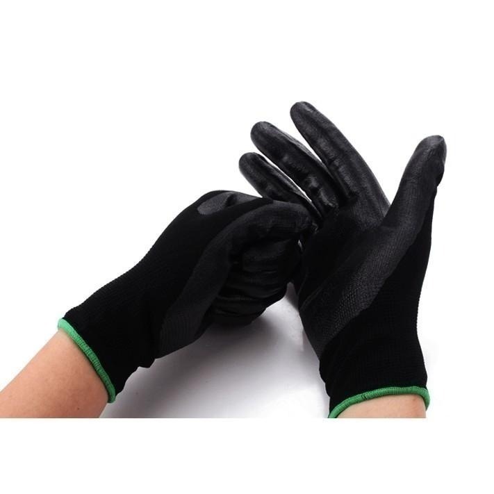 本原批發 無塵手套👍掌面PU塗層 居家 PU手套 無塵手套 沾膠手套 電子手套 止滑手套 園藝 防滑 耐磨 SG436-細節圖8