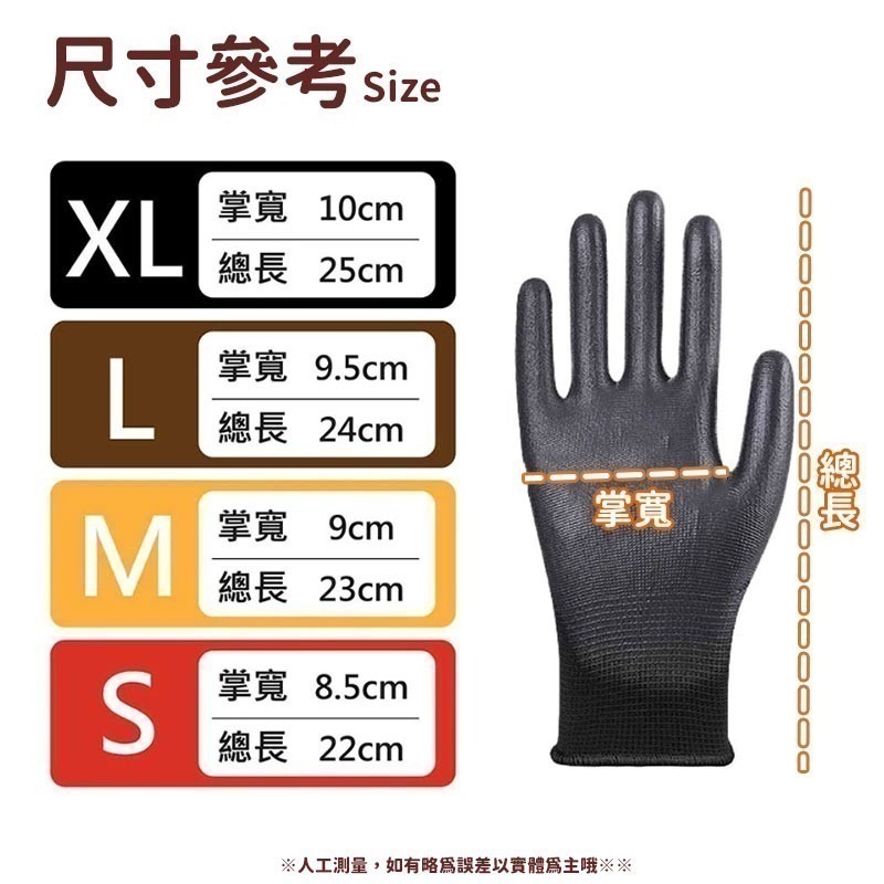 本原批發 無塵手套👍掌面PU塗層 居家 PU手套 無塵手套 沾膠手套 電子手套 止滑手套 園藝 防滑 耐磨 SG436-細節圖4